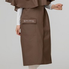 벨라몽 레인스커트 골프 방수 비치마 파우치세트, 브라운, 1개