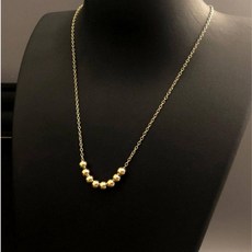 -舉飾無雙-304L不鏽鋼 串珠項鍊, 1個