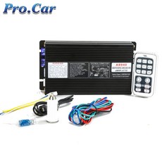 호환 경찰 사이렌 자동차 400W 마이크 스피커 시스템 PA 12 소리 큰 24V 트럭 경고 경보 앰프 화재, 1개