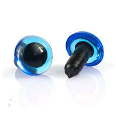 수제 인형 제작 부속품 나사 결합형 안구 파츠 니들펠트 양모 공예 DIY 소품, 1개, 1-인형눈알-투명