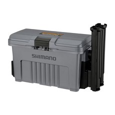 【民辰商行】SHIMANO CS-001Y #43 HD 置竿收納箱 (2025年版) 附置竿架 可乘坐工具箱, 灰色 (144539), 1個
