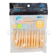 덴티코어 치간칫솔 I자형, 0.8mm, 30개입, 1개