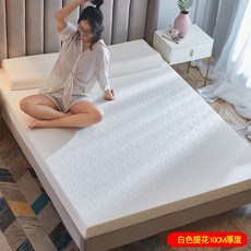 토포 토퍼 침대위 이불 푹신한 침대 매트 찹쌀떡, 90x190cm, 화이트자카드 10cm