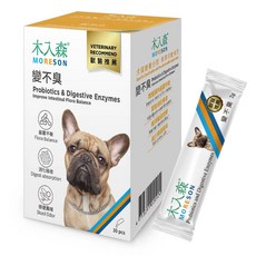 木入森 MORESON 犬寶 變不臭 益生菌與消化酵素, 1個, 消化+腸道健康, 15份