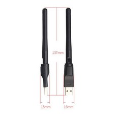 미니 USB 와이파이 어댑터 멀티 시스템 호환성 시뮬레이션 기능 네트워크 카드 리시버 강력 1 개, [01] Style A 1pc, T01-Style A, 1개