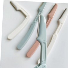 눈썹트리머 접이식 헤어 리무버 면도기 블레이드 휴대, 블루낱개 GD01529