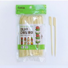 다용도 꽂이 (15cm 50개입) 긴이쑤시개 튀김 산적꽂이 캠핑 음식꽂이 떡꼬치 도시락 음식지지대 산적꼬치, 단품
