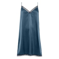에레스 부콜리크 레이스 트리밍 실크 나이트 드레스