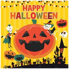 Sunny Nuri 設計萬聖節橫幅150*150cm