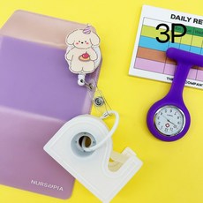 널스포켓 테이프커터기 소프트 동물친구들 테이프걸이 모음, 1개, 퍼플멍이모음