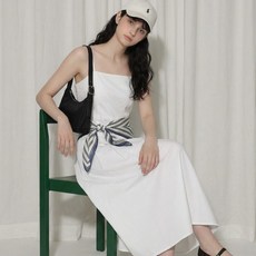 XS~2XL사이즈 여성 민소매 롱 원피스 뷔스티에 빅사이즈 하객룩 부유방커버 체형커버