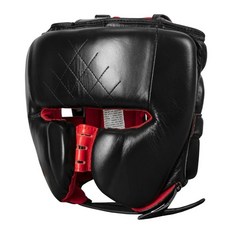 TITLE 牛皮連鼻式全罩頭盔 拳擊 散打 踢拳 泰拳