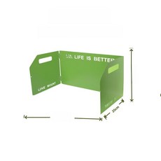 가벼운 캠핑 바베큐 가스 스토크 막대 두꺼운 더 높은 다섯 가지 스타일, 01 Three tube Green