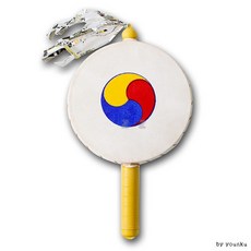 그린 전통 소고 -PP/소고악기/전통악기/민속악기/장구, 상세페이지 참조, 1개