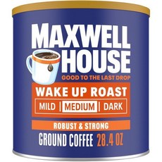 MAXWELL HOUSE 콜롬비아 커피 맥스웰 하우스 28.4온스 분쇄 미디엄 웨이크 업 로스트, 일어나는 로스트, 1개