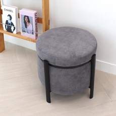 파스텔우드 멀티스툴 보조의자 수납스툴 소파테이블 멀티의자, 그레이, 1개