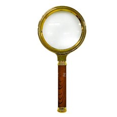 해들추천 금태 손잡이 확대경 분리 돋보기 70mm 관찰용품 손잡이형