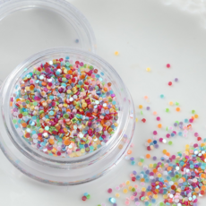 뷰티앙 레인보우 캔디팝 도트 네일글리터, 1