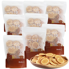 자연톡 한입 미니 땅콩 전병 경주 수미 전통 옛날 센베이 삼베 과자, 8개, 200g