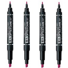 제브라 옵텍스 케어 형광펜 WKCR1 + 사은품(모닝 3색), 4개, 와인레드(WR)