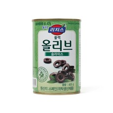 리치스 블랙 올리브 슬라이스 스페인산 405g+커머스연구소Shop, 빠른배송