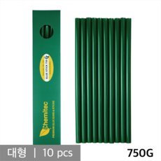 CHEMITEC 그린 글루스틱 11.2mm 10개입 (750G), 1세트