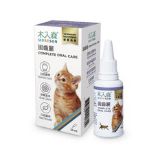 木入森 MORESON 固齒麗口滴劑 貓用口腔護理 30ml 獸醫推薦 清潔牙齒 減少牙結石 維持清新 守護牙齦, 1個, 口腔/牙垢護理