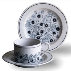 美濃燒安蒂科花茶杯盤餐具禮品套裝, 1個, Blossom