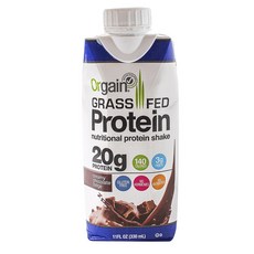 Orgain 蛋白奶昔飲 牛奶巧克力味, 1個, 330毫升