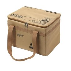 캠핑 해변 바베큐 피크닉 식품 보관을 위한 단열 소프트 사이드 쿨러 백 20L/33L 용량 접이식 디자인 (카키), 캠핑, 해변, 바베큐, 피크닉, 식품 보관을 위한 단열, Khaki