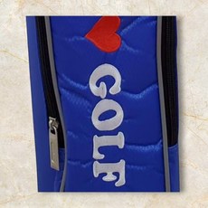 BEE THE GOLF 高爾夫練習袋 輕巧便攜 耐用材質 大容量空間, 藍色