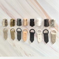 퀼트가게1쌍 밍크 걸고리 밍크 단추 캐스카 고리 부자재, 백아이보리, 1개