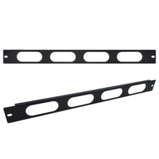 IN NETWORK 19인치 서버랙 허브랙용 1U 엔트리 판넬 블랙 IN-E1UBK, 1개