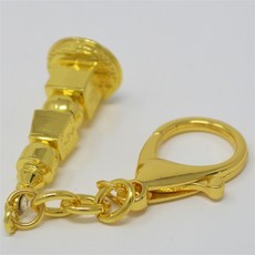 풍수 보석으로 장식 한 다섯 가지 요소 탑 부적 키 체인