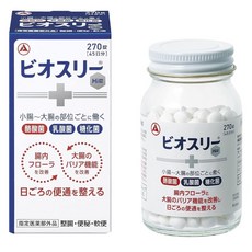 일본 정장제 비오스리 Hi 270정 부티르산 유산균 복합 장내 유익균 플로라 개선, 180정, 1개, 180정