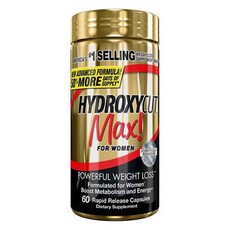 Hydroxycut Max女性生物素膠原蛋白速釋膠囊, 60顆, 1盒