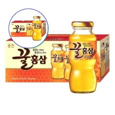 쌍문상회 커피음료 웅진 꿀홍삼 180ml_12병 SET 식음료 차음료 음료 과즙음료 40872EA, 본상품, 180ml