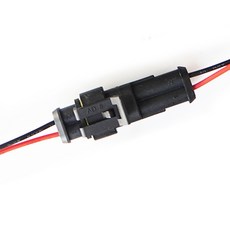 오아시스 자동차 하네스 방수 커넥터 암수세트, 2P(2선), 1세트