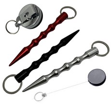 호신용품 쿠보탄 호신용 고리 릴 세트, 클립세트블랙01546-01549GA, 1개