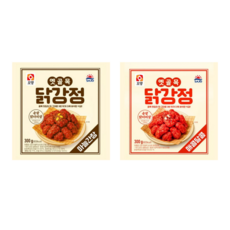 사조오양 옛골목 닭강정 매콤달콤 300g + 마늘간장 300g, 600g, 1세트