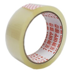 七星牌 OPP膠帶 透明包裝膠帶 36mm x 45M 封箱膠帶 台灣製造, 1個