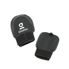 【海夫健康生活館】Greaten 極騰護具 防撞墊片 棒壘球打擊護手背 (0001GL), 黑, 1個