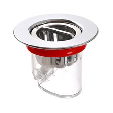 磁吸自排式地漏，浴室排水過濾器，防堵塞防臭，通用型地漏芯, 大號