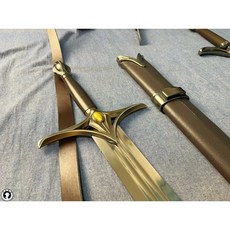 凱蘭崔爾聖劍/精靈劍/cosplay道具/精緻金屬模型武器/收藏擺件/未開刃, 1個, 經典版