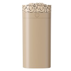 雙噴加溼器 USB迷你家用臥室氛圍燈補水小型噴霧器, 雙噴篝火加溼器, 棕色