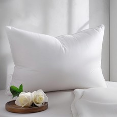 저자극성 대나무 비스코스 쉘 부드러운 스탠다드/퀸 사이즈 침대 베개 다운 얼터너티브 필링 오에코텍스 인증 허리 배 옆잠자리를 위한 럭셔리 호텔 품질, 저자극성 대나무 비스코스 쉘, 부드러운 표준/퀸 사이즈