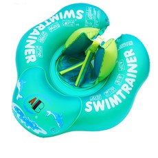 AB 嬰兒泳圈 防前傾學習趴圈, 1個, 腋下圈大號（10公斤以上用）, 綠色