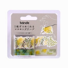 莫莫日貨 Bande 銀荊花語和紙膠帶 日本進口自由配 手帳裝飾DIY必備, 1個