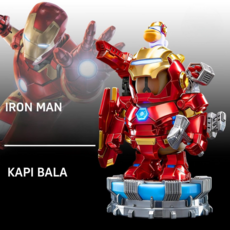 카피바라 아이언맨 피규어 3D인쇄 자석 장난감, 1개