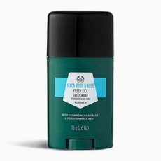 호주 더바디샵 The Body Shop Maca Root & Aloe Fresh Kick Deodorant 마카 뿌리 & 알로에 프레쉬 킥 데오도란트, 2개, 75g